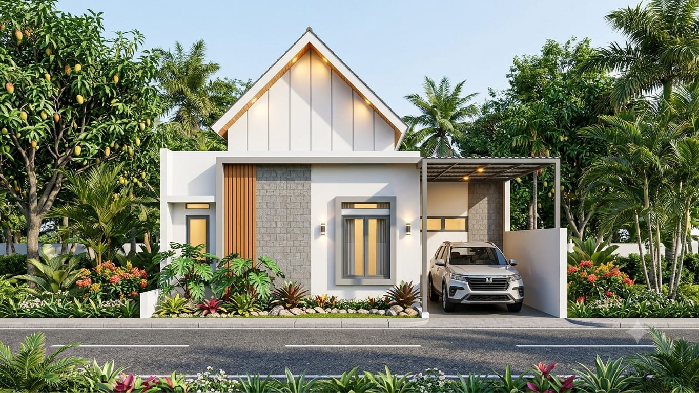 Tipe A 45m² Bangunan
