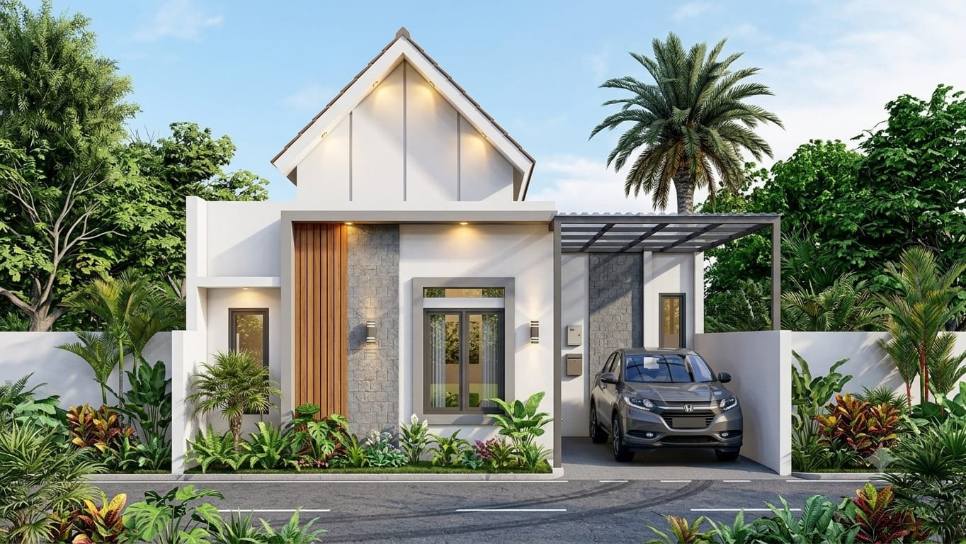 Tipe B 50m² Bangunan